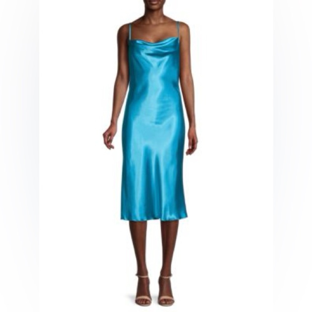 NWOT Bebe Solid Bias Camisole Slip Dress